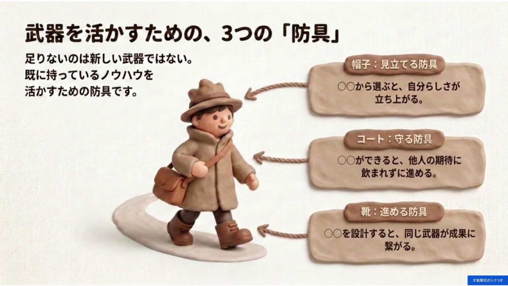3つの防具